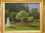 153 Ermitage Monet 1866 Femme au jardin